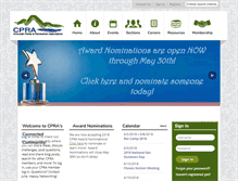 Tablet Screenshot of cpra-web.org